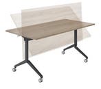 BeFlexible tafel verrijdbaar en opklapbaar, 140x80cm, Huis en Inrichting, Tafelonderdelen, Ophalen of Verzenden, Nieuw