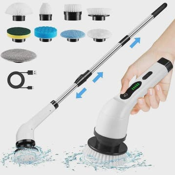 Multifunctionele Elektrische Schoonmaakborstel - Draadloos &, Verzenden, Nieuw