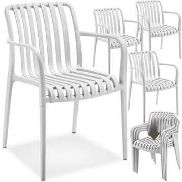 Tuinstoelen Alcudia, weerbestendig, stapelbaar, Verzenden, Nieuw