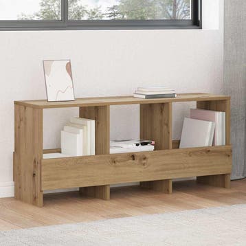 vidaXL Tijdschrift Rek Artisan Eiken 102 x 30 x 45 cm, Verzenden, Nieuw
