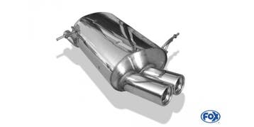 FOX BMW E36 316i/318Ti Compacte einddemper - 2x80 type 13, Verzenden, Nieuw