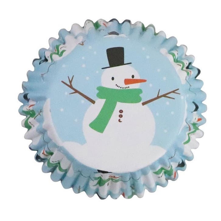 Cupcake Vormpjes PME Sneeuwpop 30 stuks, Hobby en Vrije tijd, Taarten en Cupcakes maken, Nieuw, Verzenden