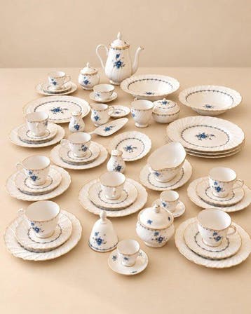 nikko - Tafelservies voor 6 - Porselein, Antiek en Kunst