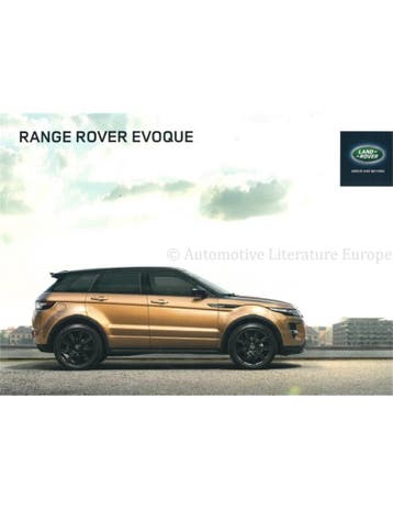2013 RANGE ROVER EVOQUE BROCHURE NEDERLANDS, Boeken, Nieuw, Author