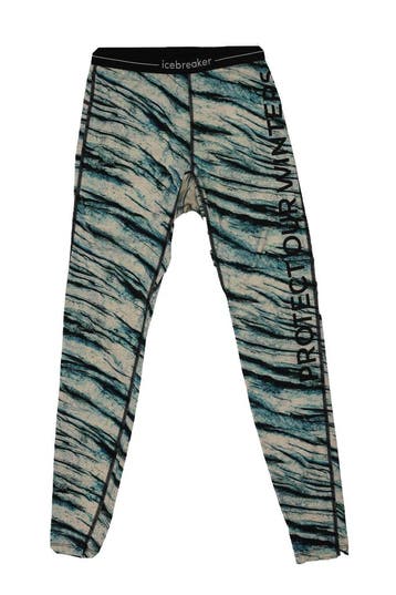 Icebreaker Legging in maat M Blauw, Verzenden, Zo goed als nieuw, Blauw, Icebreaker