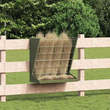 vidaXL Hooi Feeder Olijf Groen 71 x 33 x 70 cm Koudgewalst, Verzenden, Nieuw