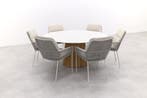 Suns Nappa/Sorolo Ronde Tuinset Ø160 cm - Neolith® | KORTING, Verzenden, Nieuw, Hout, Tuinset