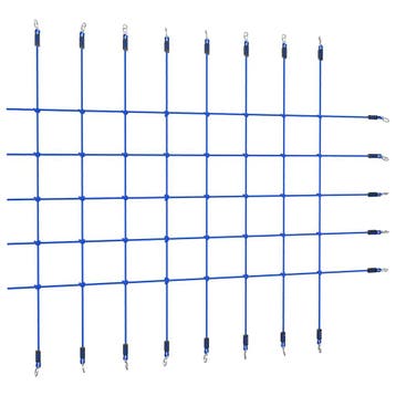 vidaXL Klimnet 200x150 cm blauw, Sport en Fitness, Klimsport, Verzenden, Nieuw