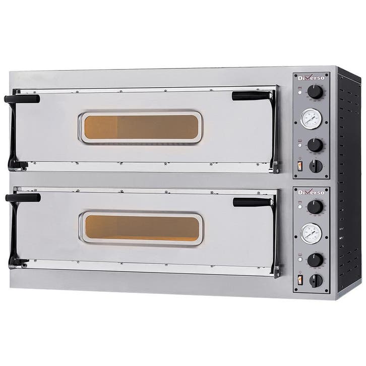 Diverso by Diamond Pizza Oven | 2x 2 Ø350mm | 400V | Stapelb, Zakelijke goederen, Horeca | Keukenapparatuur, Nieuw in verpakking
