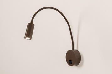 Rietveld Wandlampen - Bruin - Metaal, Huis en Inrichting, Lampen | Wandlampen, Verzenden, Nieuw
