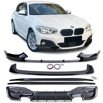 Bodykit BMW 1 Serie F20 / F21 Facelift M-Pakket Glans Zwart, Ophalen of Verzenden, Nieuw
