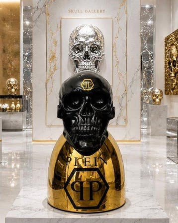 GF Exclusives - Philipp Plein Skull Statue Artwork By: GF