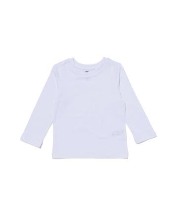 HEMA Kinder t-shirts - biologisch katoen - 2 stuks wit, Verzenden, Nieuw