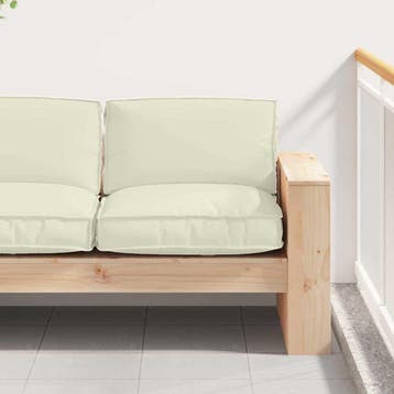 vidaXL Kussen Crème 80 x 80 x 12 cm Oxford Stof, Huis en Inrichting, Woonaccessoires | Kussens, Verzenden, Nieuw