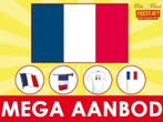 Franse vlaggen - Frankrijk vlaggen binnen 24 uur geleverd, Ophalen of Verzenden, Nieuw