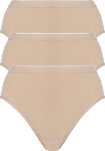 Ten Cate - Maat XL - Highleg 3Pack Basic beige, Verzenden
