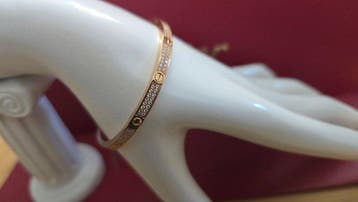 Cartier - Armband - Love - 18 karaat Roségoud - 0.95ct. tw.