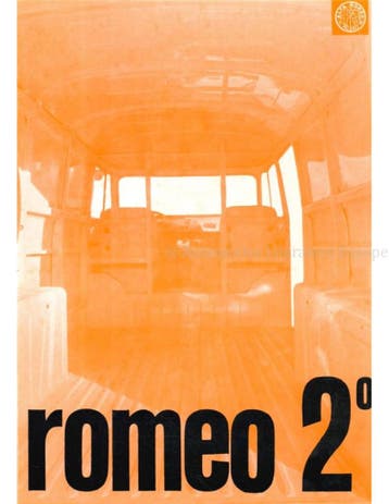 1963 ALFA ROMEO ROMEO 2 BROCHURE ITALIAANS, Nieuw, Alfa Romeo, Author