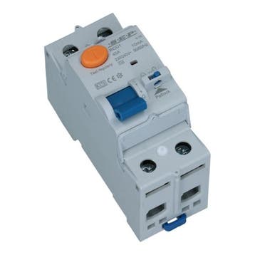 SEP aardlekschakelaar 2 polig 63A 30mA type A 10kA RCD1, Verzenden, Nieuw