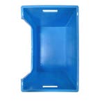 Magazijnbak, 600x400x415 mm, euronorm, blauw pp, gebruikt -, Gebruikt, 40 tot 60 cm, 50 tot 75 cm, Bak of Kist