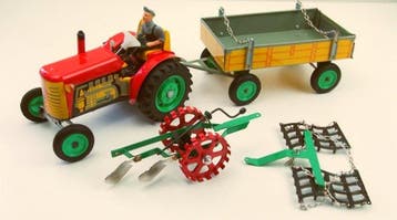 Kovap - Blikopwindbare Zetor-tractor Agriset nr. 1A -