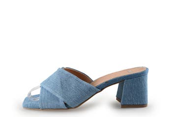 Manfield Muiltjes in maat 37 Blauw, Overige typen, Zo goed als nieuw, Manfield, Verzenden