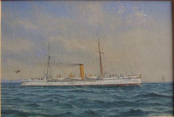 Vincenzo DEsposito (1866-1946) - Incrociatore Marina