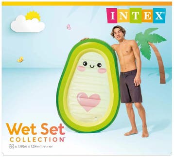 Intex - Avocado Buddy Float (165cm) | Intex -, Kinderen en Baby's, Speelgoed | Buiten | Opblaasfiguren, Verzenden, Nieuw