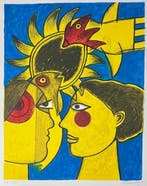 Corneille (1922-2010) - Idylle, Antiek en Kunst