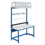 Aanbieding: Verstelbare werkbank met rail Sofame melamine, Doe-het-zelf en Verbouw, Werkbanken, Nieuw