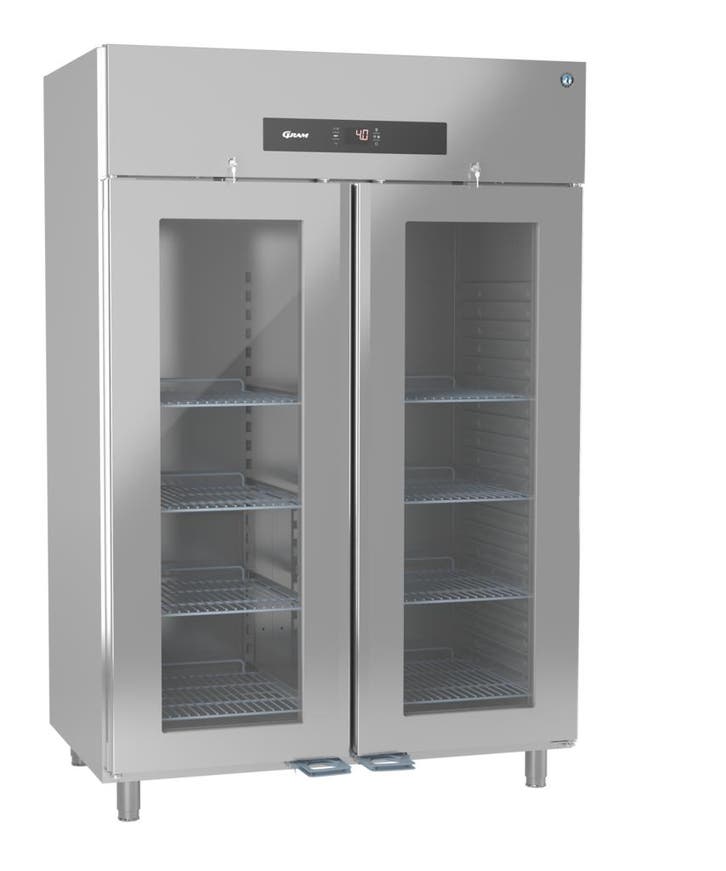 GRAM PREMIER KG 140 L DUBBELDEURS KOELKAST MET GLASDEUR, Zakelijke goederen, Horeca | Keukenapparatuur, Verzenden
