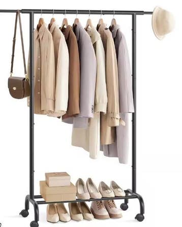 Jurkenstandaard Op Wielen – Uitschuifbaar & Praktisch, Kleding | Dames, Kledingrekken, Verzenden, Nieuw