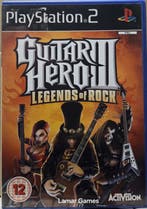 Guitar Hero III Legends of Rock (ps2 used game), Ophalen of Verzenden, Zo goed als nieuw