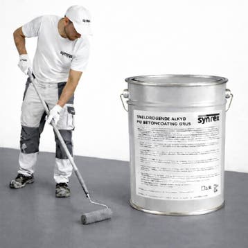 Syntrex Sneldrogende PU betoncoating - 20 liter - GRIJS, Nieuw, Ophalen of Verzenden, Verf, 20 liter of meer