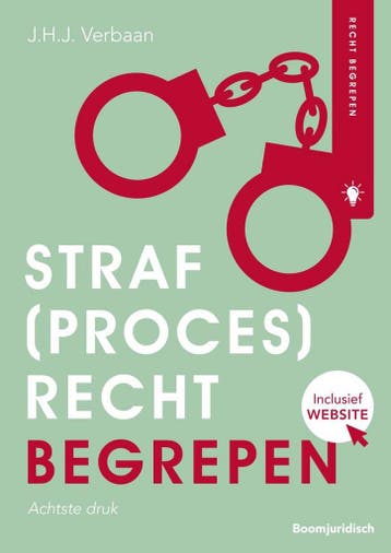 9789462128446 Recht begrepen - Straf(proces)recht begrepen, Verzenden, Zo goed als nieuw, J.H.J. Verbaan