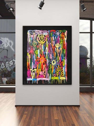 Nuno Barbedo (1983) - True Happiness (XL Size Painting)