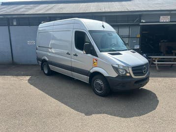Zakelijke Lease |  Mercedes-Benz Sprinter 516/completen/werk, Stof, Gebruikt, Zwart, Mercedes-Benz