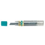 12 Potloodstiften Pentel H 0,7 mm zwart, Verzenden, Nieuw