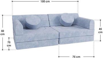 2dekans | Kinderbank Kayo - Corduroy - Incl. Kussens -, Huis en Inrichting, Ophalen of Verzenden, Zo goed als nieuw