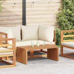 vidaXL Tuin Bijzettafel Bruin 90 x 50 x 36 cm Massief, Tuin en Terras, Verzenden, Nieuw