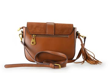 Laurent David Schoudertas Cognac, Sieraden, Tassen en Uiterlijk, Verzenden, Zo goed als nieuw