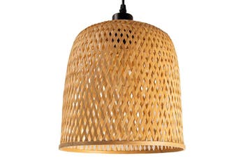 Hanglamp ORGANIC LIVING 25 cm natuurlijk bamboe - 40582, Huis en Inrichting, Lampen | Hanglampen, Ophalen of Verzenden, Nieuw