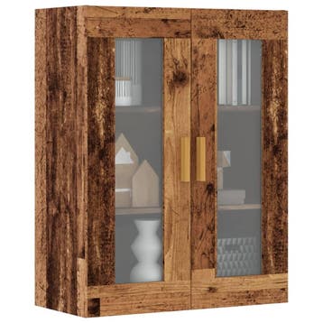 vidaXL Bovenkast 69,5x34x90 cm oud houtkleurig, Verzenden, Nieuw, 50 tot 100 cm, Minder dan 100 cm