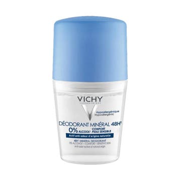 Vichy  Deo Mineraal roller 48 uur  50 ml, Verzenden, Nieuw
