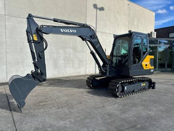 Veiling: Midigraafmachine Volvo EC55D Diesel 2021, Ophalen, Graafmachine