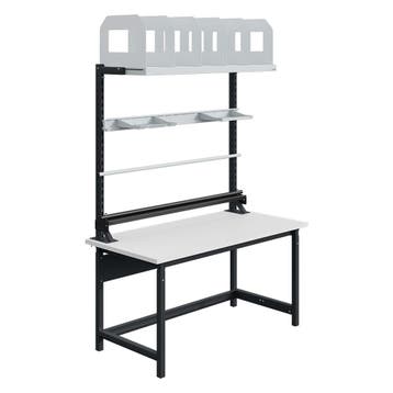 Aanbieding: Verstelbare werkbank met rail Sofame melamine, Nieuw
