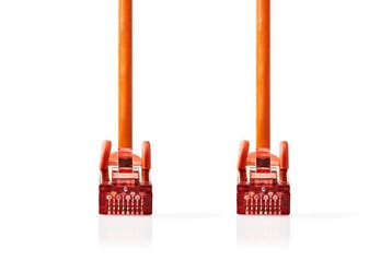Nedis Netwerkkabel S/FTP CAT6 kabel - 0.50 meter (Oranje), Ophalen of Verzenden, Nieuw
