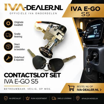 Contactslot set IVA E-GO S5 | IVA-Dealer.nl, Nieuw, Frame, Overige merken