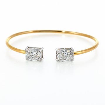 Zonder minimumprijs - Armband - 14 karaat Geel goud, Witgoud, Sieraden, Tassen en Uiterlijk, Armbanden, Nieuw