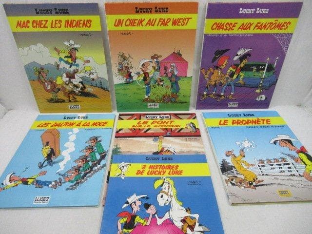 Lucky Luke - 6x C + B - 7 Album - Eerste druk - 1992/2002, Boeken, Stripboeken
